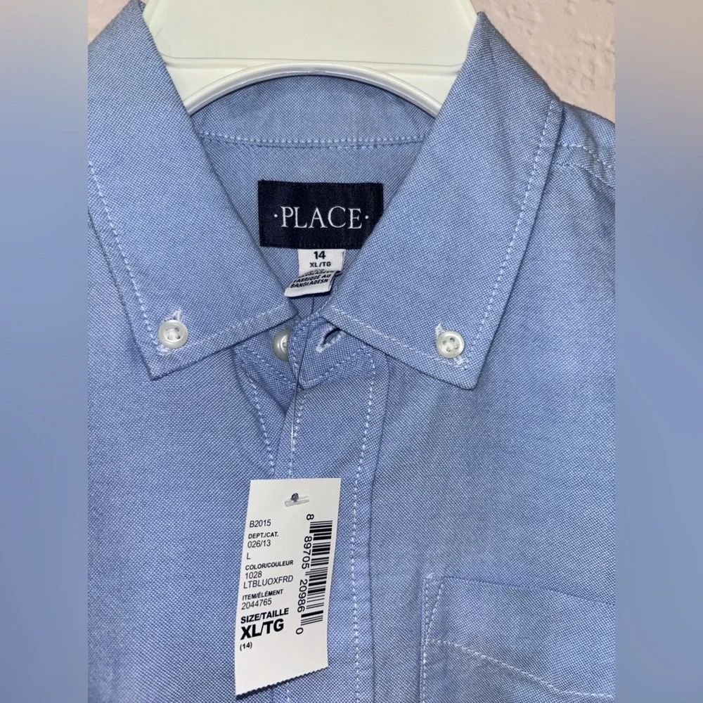 The Children's Place Sky Blue Button-Down Shirt